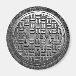 Imã Magneto de Cobrir de esgoto NYC