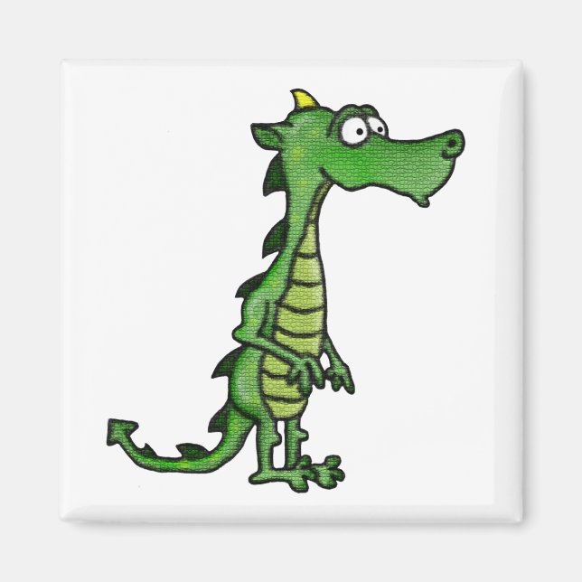 Imã Magneto de Dragão Bonito (Frente)