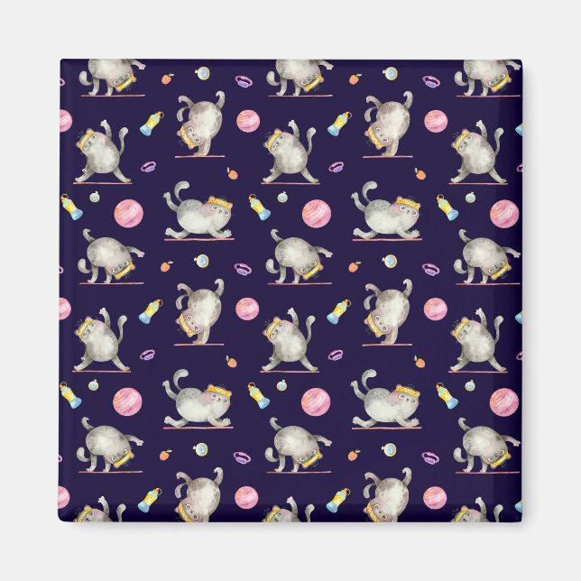 Imã Magneto de Gato de malhação (Frente)