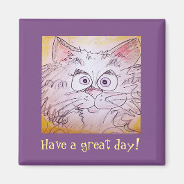 Imã Magneto de Gato de Olhos Grandes