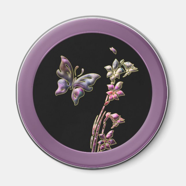 Imã Magneto de Jardim de Borboleta (Frente)