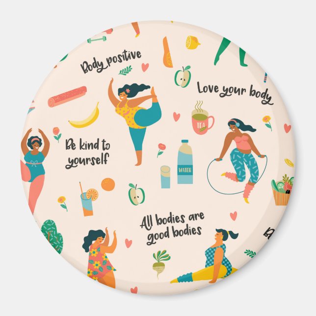 Imã Magneto de Positividade Corporal (Frente)