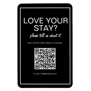 Ímã Magneto de revisão do código QR digital preto mode