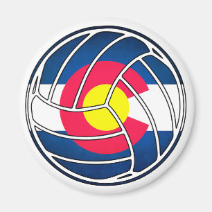 Imã Magneto de voleibol de bandeira do Colorado