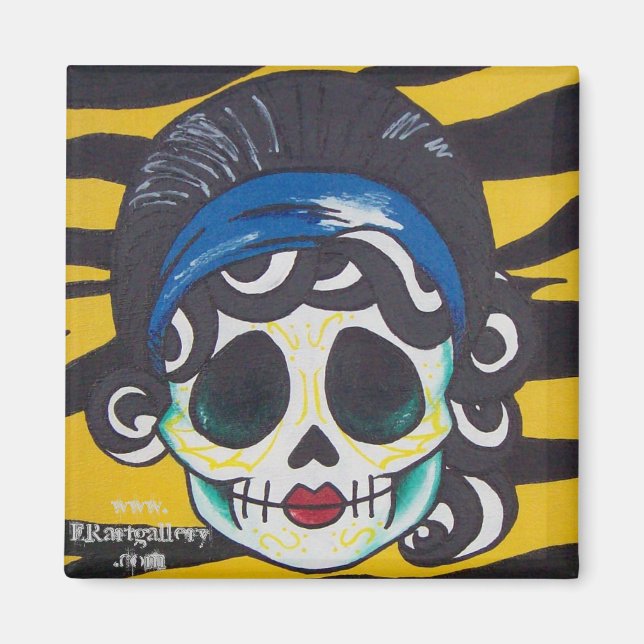 Imã Magneto do crânio feminino (Frente)