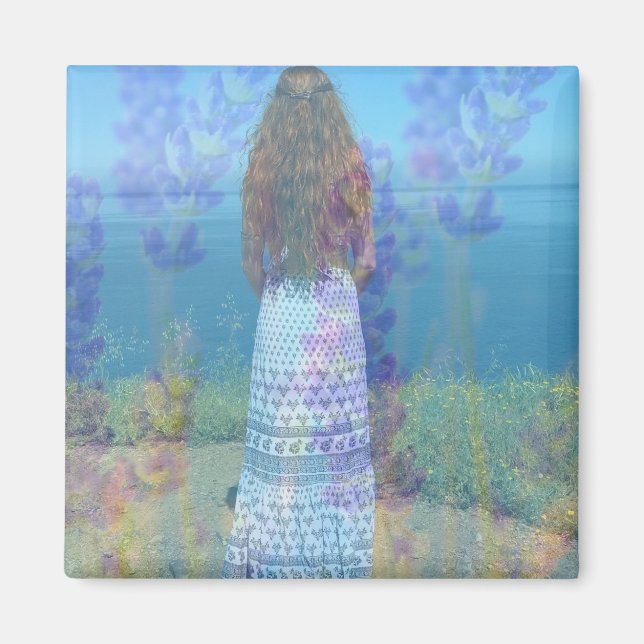 Imã Magneto do mar lavanda (Frente)