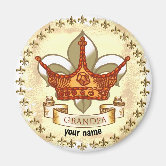 Imã Magneto do Rei Avô (Frente)