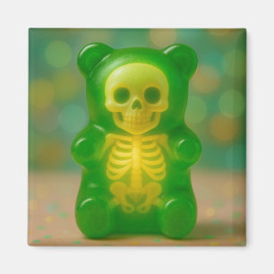 Imã Magneto do Urso do Esqueleto Gummy