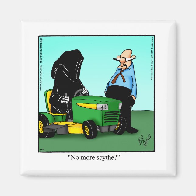 Imã Magneto Humor do Dia de as Bruxas engraçado (Frente)