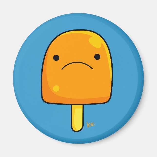 Imã Magneto Pop Laranja (Frente)