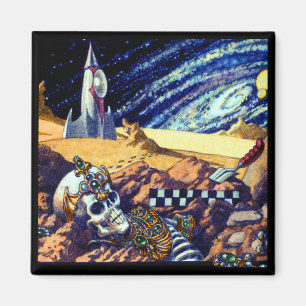 Imã Magneto quadrado de arqueologia alienígena