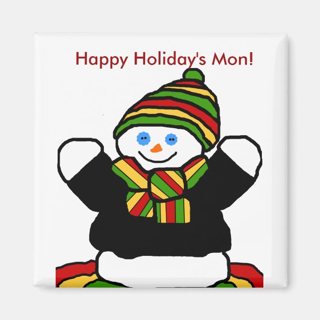 Imã Magneto Reggae Snowman (Frente)