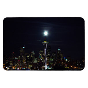 Ímã Magneto Skyline Cidade de Seattle