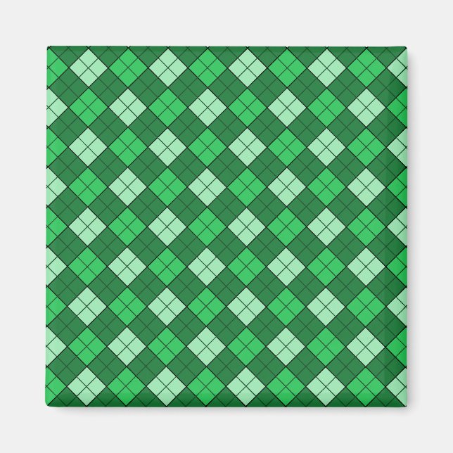 Imã Magneto Xadrez Verde (Frente)