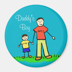 Imã Magnetos de arte personalizada da família de Pais