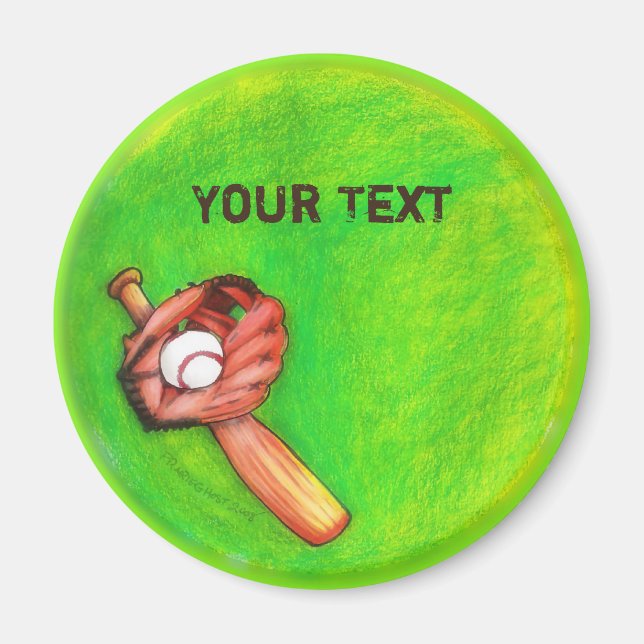 Imã Magnetos de beisebol (Frente)