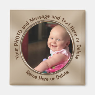 Imã Magnetos de fotos personalizadas baratos, quadrado