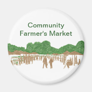 Imã Magnetos de mercado dos agricultores comunitários