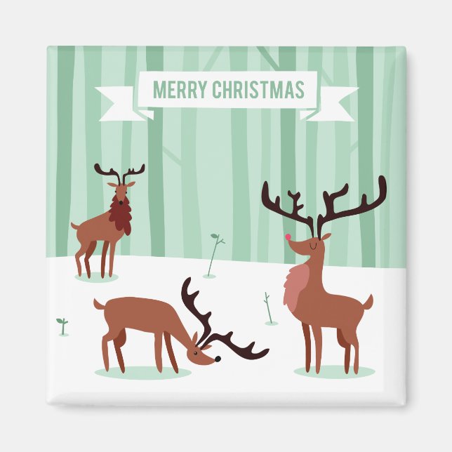 Imã Magnetos de Natal para as Rebeldes Cutes (Frente)