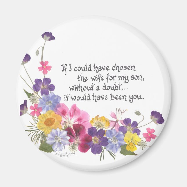 Imã Magnetos para a Filha em Direito (Frente)