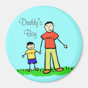 Imã Magnetos Personalizados De Arte Da Família Do pai