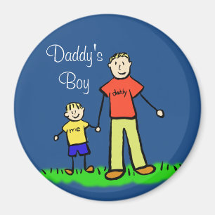 Imã Magnetos Personalizados De Arte Da Família Do pai