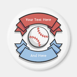 Imã Magnetos personalizados de basebol