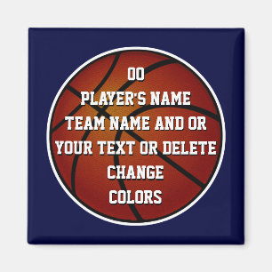 Imã Magnetos personalizados de basquete, Lâmpada ou C