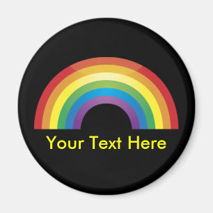 Imã Magnetos personalizados do arco-íris clássico pe