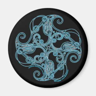 Imã Magnets Celtic Magnets Zoomorfo Crane Design nº 1