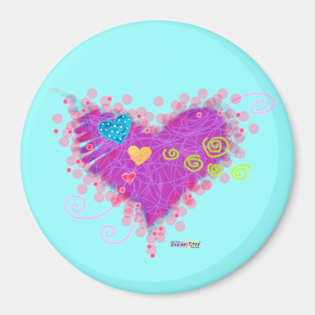 IMÃ MAGNETS - CORAÇÃO UM FOGO! (Frente)