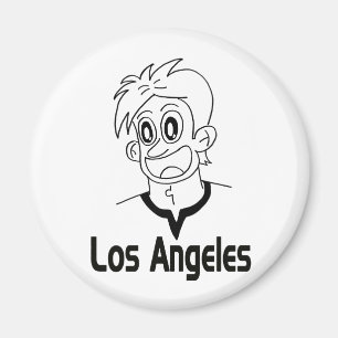Imã Magnets de Los Angeles Boy (Black Line)