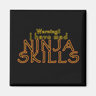 Imã Magnets de Piada Ninja engraçado