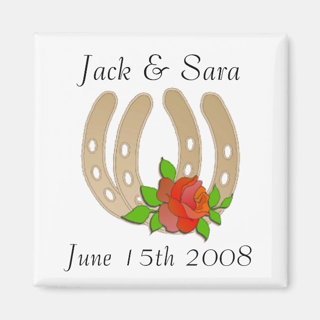 IMÃ MAGNETS DE WEDDING PERSONALIZADOS (Frente)