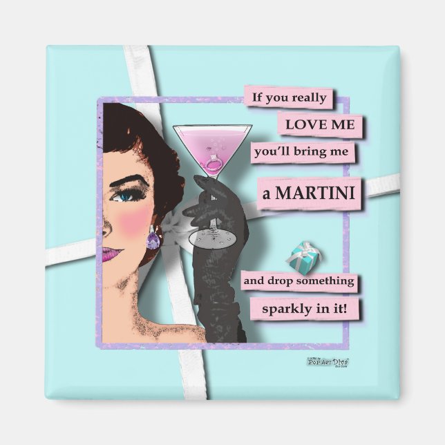 Imã Magnets - Ouros e Martinis (Frente)