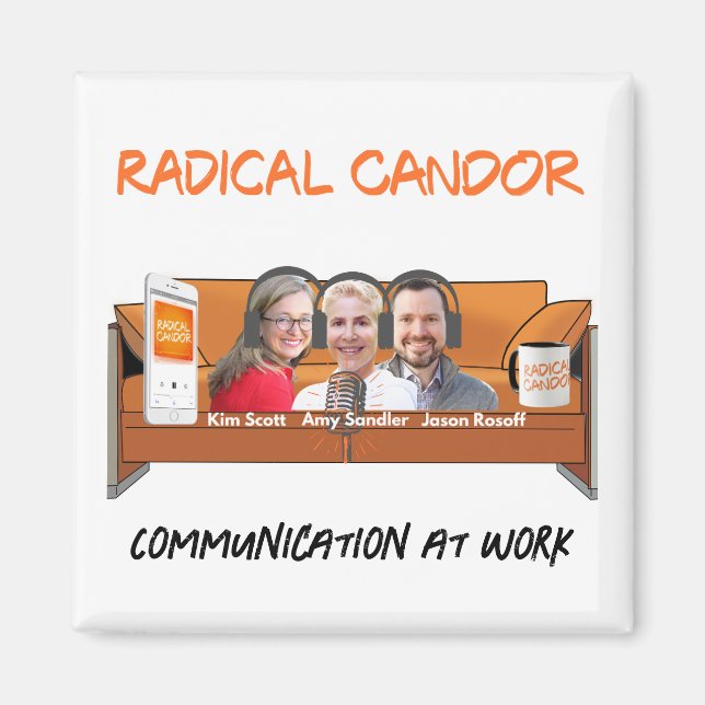 Imã Magnets Radicais Candor Podcast (Frente)