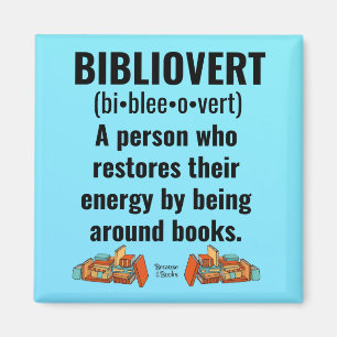 Imã Magnett do viciado em livros da Bibliovert