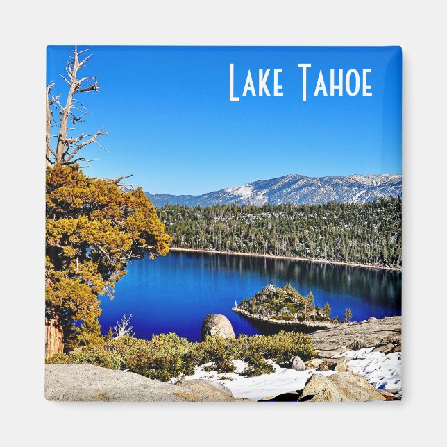 Imã Magnífica Emerald Bay, Ímã do Lago Tahoe (Frente)