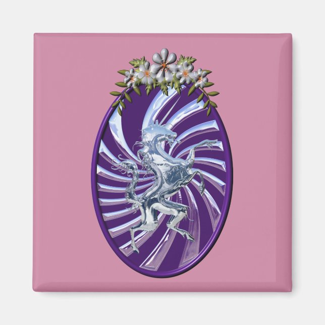 Imã Magnífico Unicórnio Mítico (Frente)