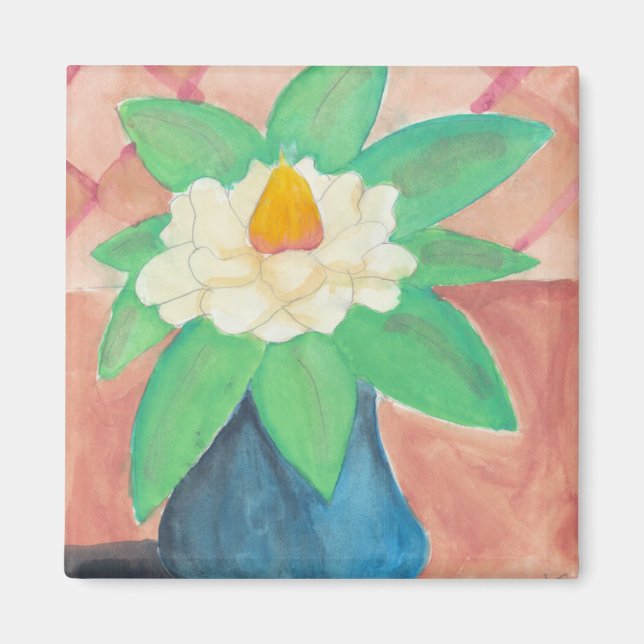 Imã magnólia (Frente)