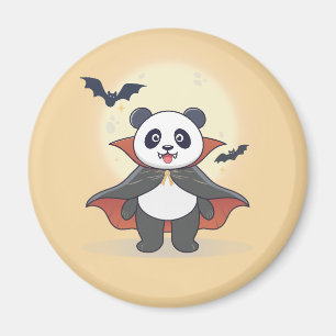 Imã Mago Panda Caprichoso com Chapéu Mágico