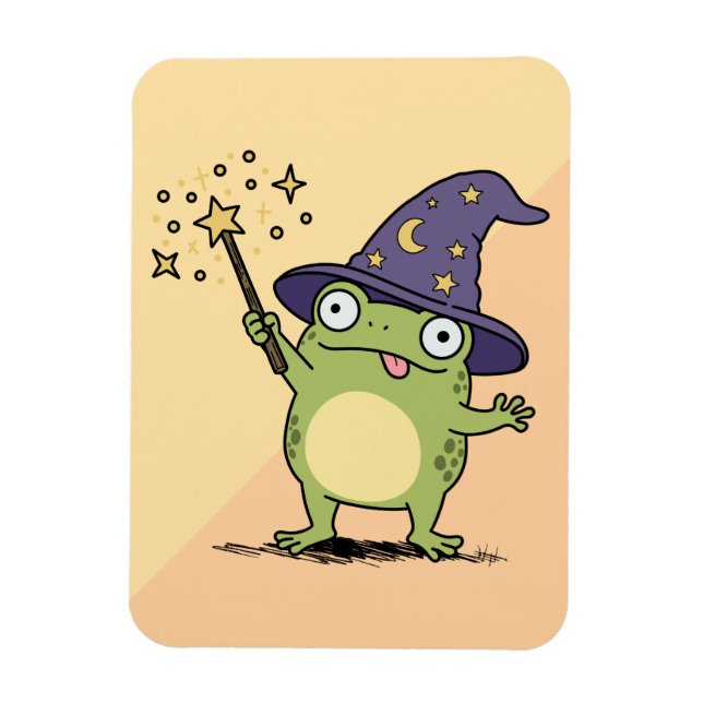 Ímã Mago Sapo Conjura Feitiços (Vertical)