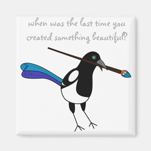 Imã Magpie Hollow Magnet (Frente)
