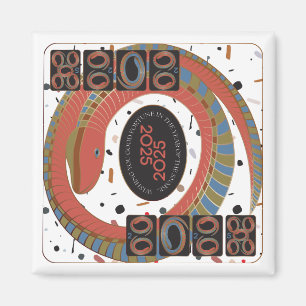 Imã Mah Jongg Cobra 2025 Magnet