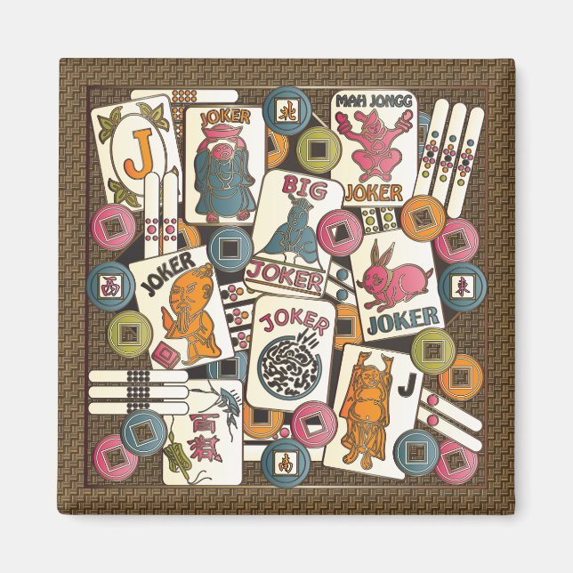 Imã Mah Jongg Jokers (Frente)