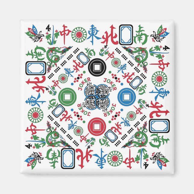 Imã Mah Jongg Jokers (Frente)