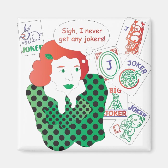 Imã Mah Jongg Jokers Magnet (Frente)