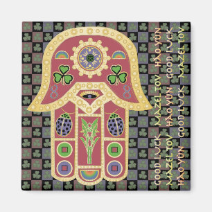 Imã Mah Jongg Lucky Magnet