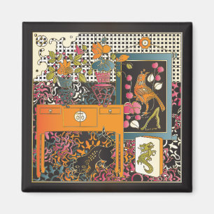 Imã Mah Jongg Orange Mesa