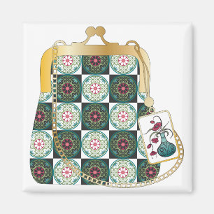 Imã Mah Jongg Purse Magnet